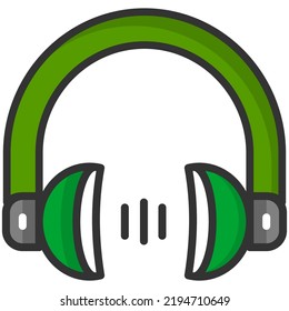 podcast icon pack made in flat style