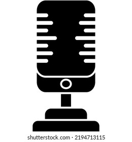 podcast icon pack made in glyph style