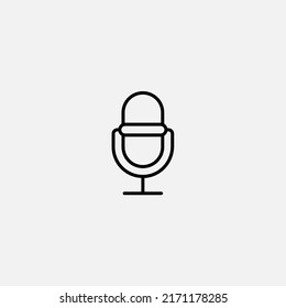 Podcast icon sign vector,Symbol, logo illustration for web and mobile