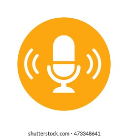 Podcast Icon Vector