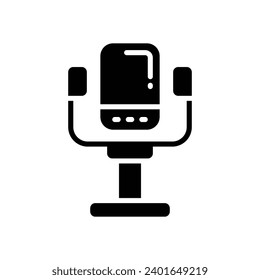 podcast icon. vector glyph icon for your website, mobile, presentation, and logo design.