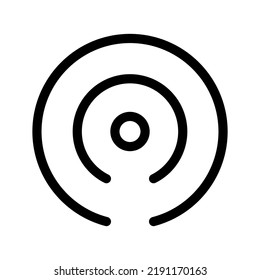Icono de podcast Ilustración de diseño