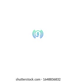 Podcast Icon - Vector,  Symbol Sign And Logo Design, For Presentation, Website and Apps