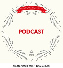 Podcast - icon for web and mobile app