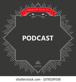 Podcast - icon for web and mobile app