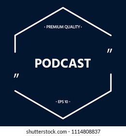 Podcast - icon for web and mobile app