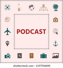 Podcast - icon for web and mobile app