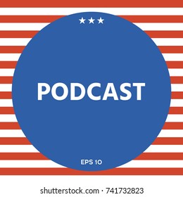 Podcast - icon for web and mobile app
