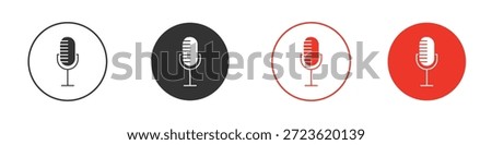 Podcast icon. web vector design