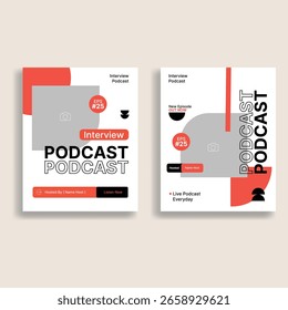 Podcast Interview Template Modern And Clean Design