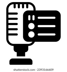 Podcast Liste Objekt Symbol