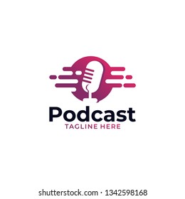 podcast logo concept