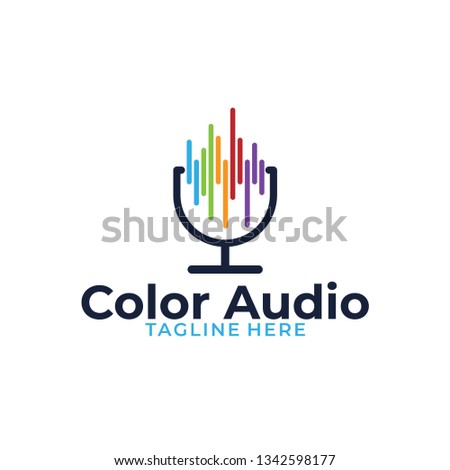 podcast logo concept