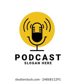 podcast logo design concept idea