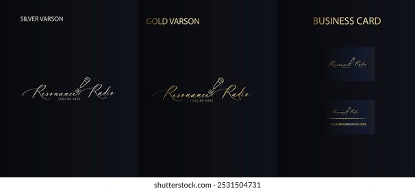 Podcast logo design. podcast icon, logo design template