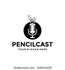 Podcast Logo Design Template Download