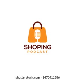 Podcast Logo Design Vector Template