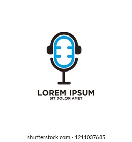 podcast logo icon designs vector