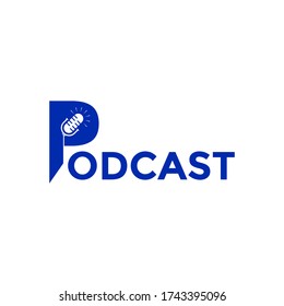 podcast logo icon vector , podcast logo concept 