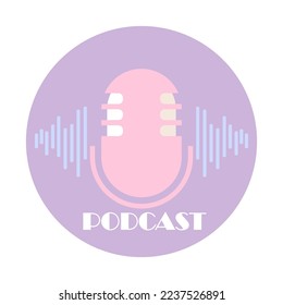 Podcast Logo Podcast or Microphone