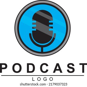 PODCAST logo , modern logo for your brand podcast 