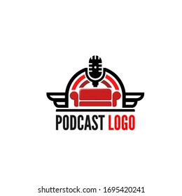 Podcast Logo, a simple and unique logo for your podcast channel