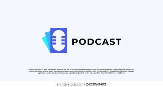 podcast logo, stack of podcast logos