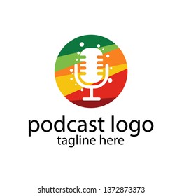 podcast logo template