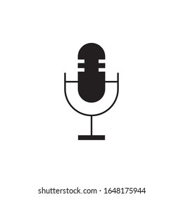 Diseño de icono vectorial de la plantilla de logotipo de podcast