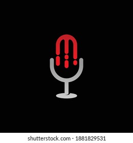 podcast logo that formed letter M and Y