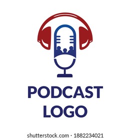 Podcast Logo. Podcast logo vector