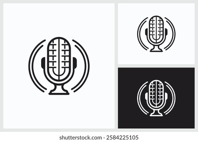 Podcast Logo, Podcast Logo Vector