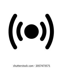 Podcast Logotype for audio streaming and knowledge