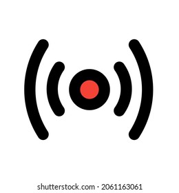 Podcast Logotype for audio streaming and knowledge