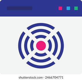 Podcast Micrófono Audio Icono Vector Ilustración plana
