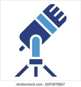 Elemento del icono del micrófono del podcast para el diseño
