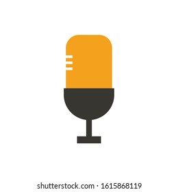 podcast, microphone, record icon, vector.