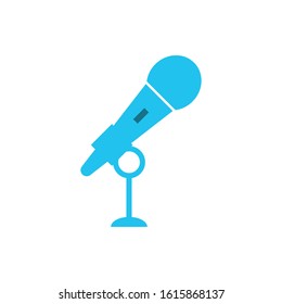podcast, microphone, record icon, vector.
