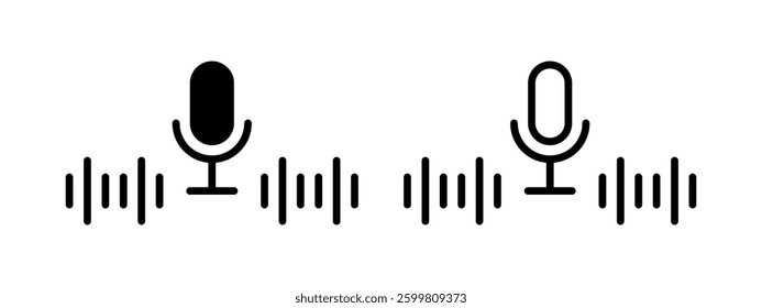 Podcast microphone. Studio table microphone