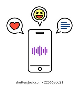 Podcast and music listening icon, for web and social media