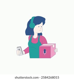 Podcast People Illustration for design needs, Landing Pages, Animation, Apps, Presentations, Content Creator and other Promotions