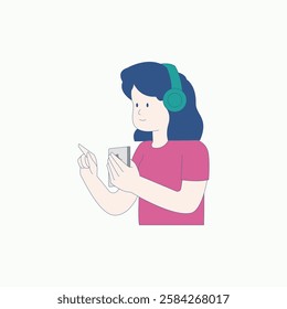 Podcast People Illustration for design needs, Landing Pages, Animation, Apps, Presentations, Content Creator and other Promotions