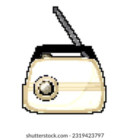 podcast radio music game pixel art retro vector. bit podcast radio music. old vintage illustration