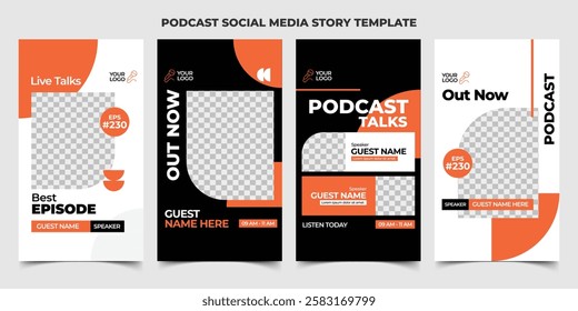 Podcast Social Media Story Template