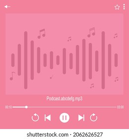 podcast sound buttons multimedia design