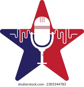 podcast sound wave logo template vector. podcast pulse logo heart rhythm medical	
