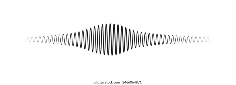 Podcast sound waves collection. voice message for social media app. Equalizer template, sound spectrum. Vector isolated illustration