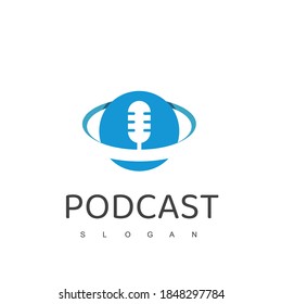 Design-Vorlage für Podcast-Logos