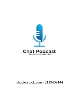 podcast talk bubble chat hablar hablar hablar lenguaje icono de diseño vector.