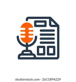 Podcast Transcript for Audio Streaming Vector Icon